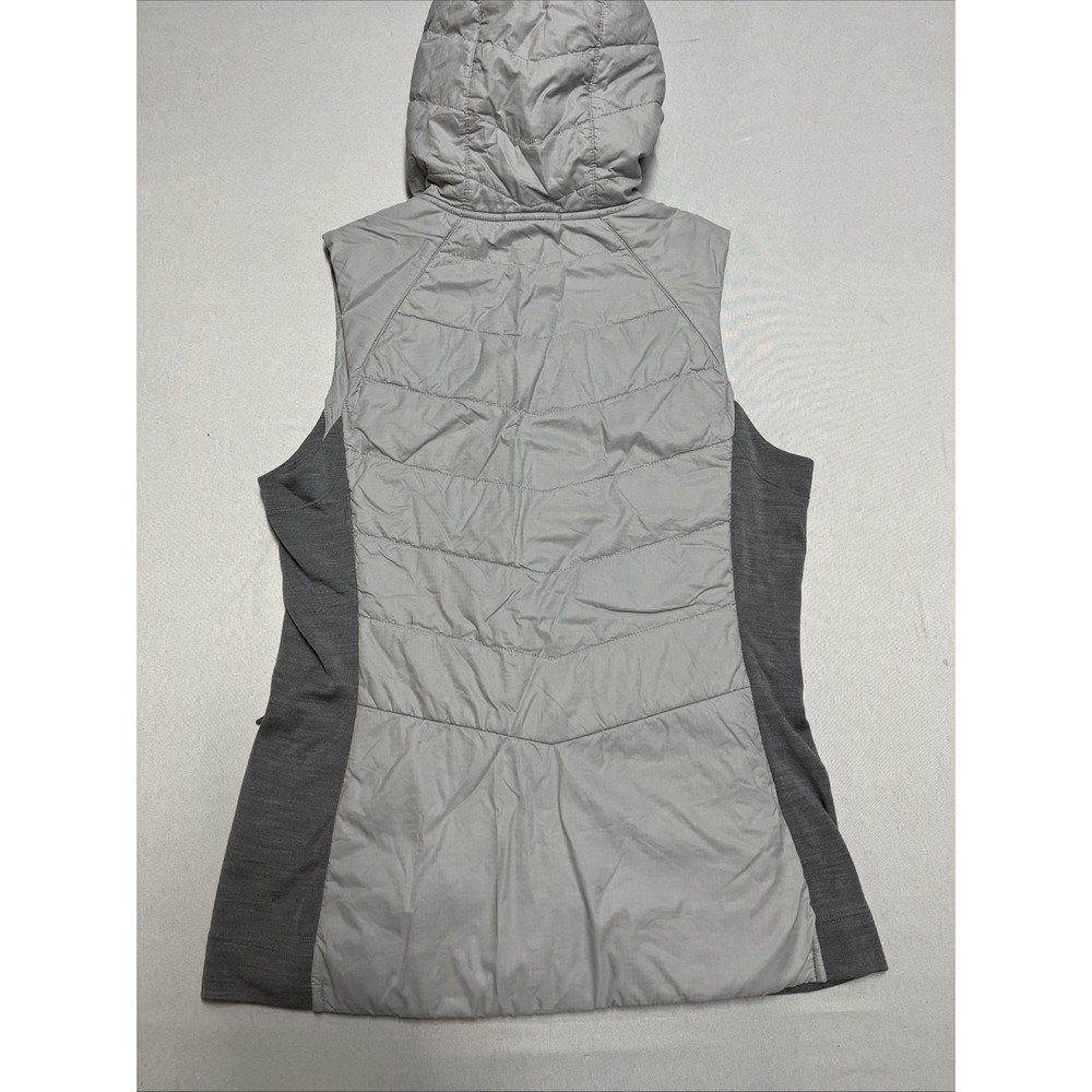 SmartWool Smartloft Insulated Hoodie Vest Merino Wool Womens Size Small - Picture 7 of 9